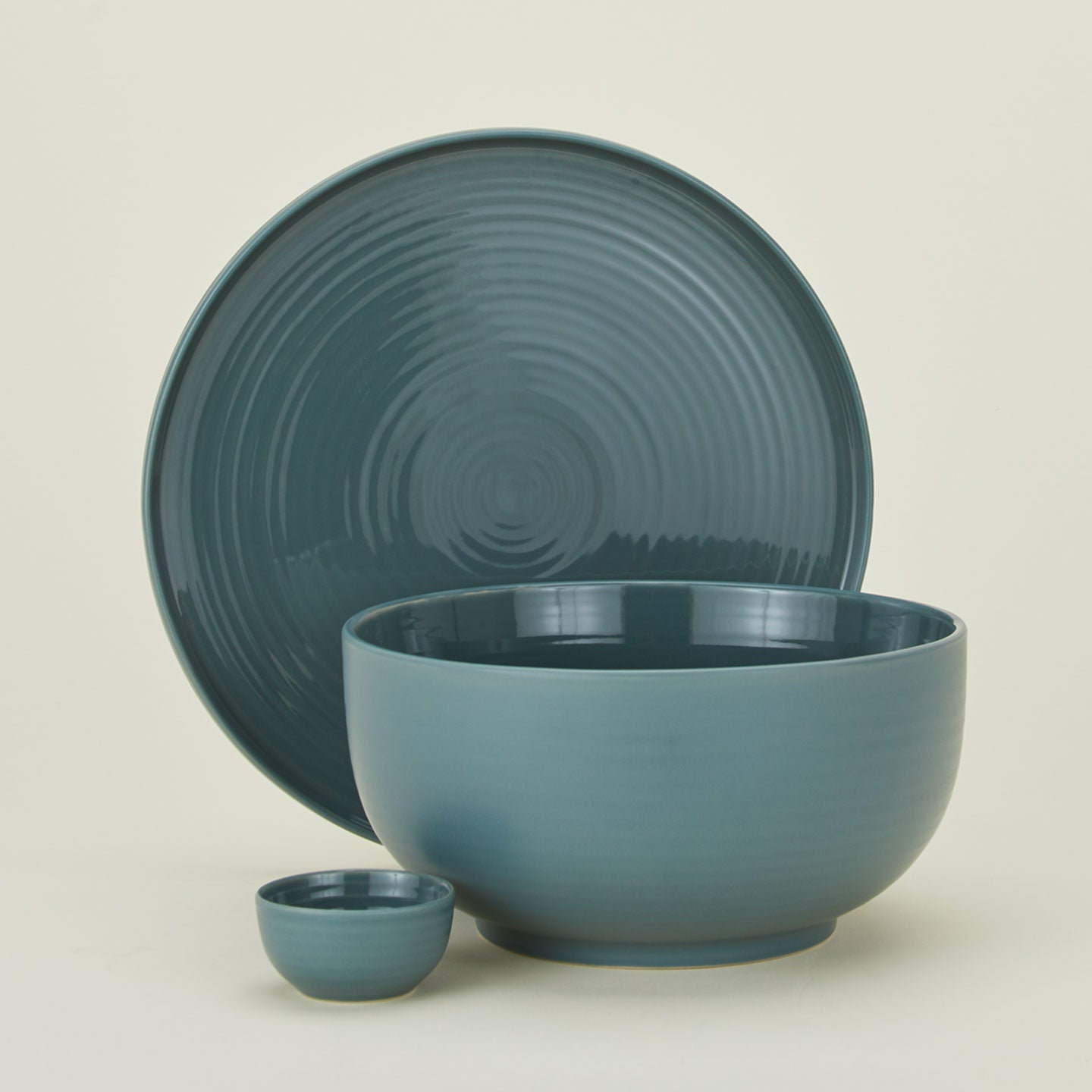 Essential 4oz. Stoneware Rice Bowl, Peacock