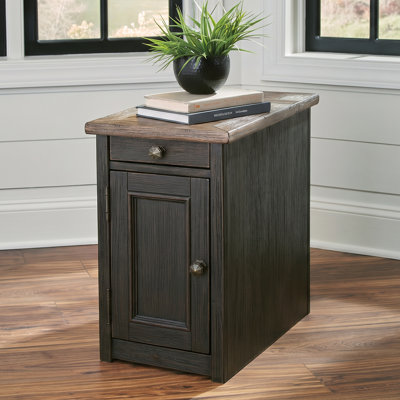 Edmore End Table and Built-In Outlets