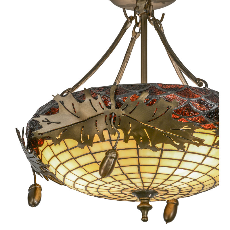 Glass Semi Flush Mount