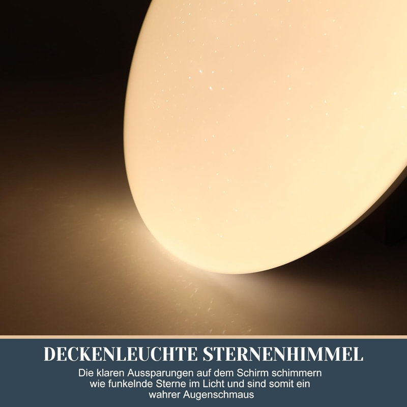 LED Semi Flush Mount, 3000 Kelvins