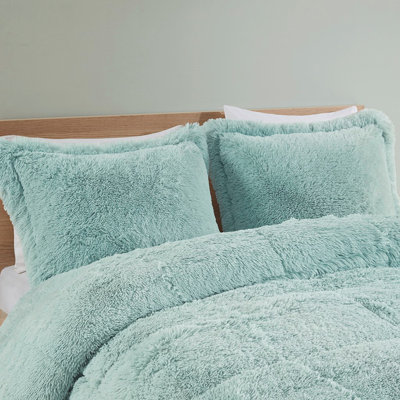 Shaggy Long Comforter Mini Set