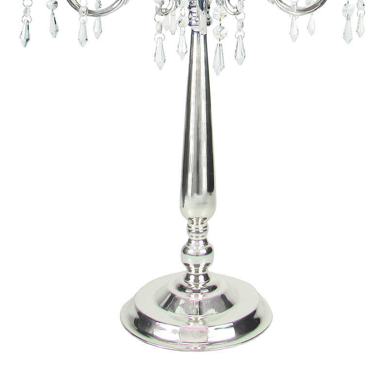 27'' H Tabletop Candelabra, Silver