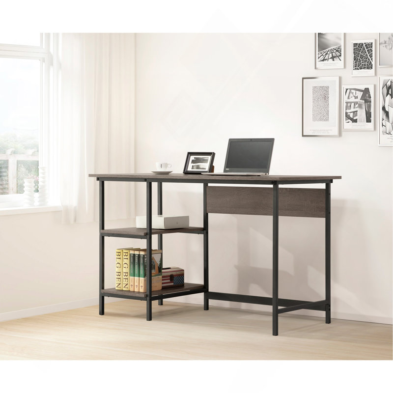 Bureau gris patiné