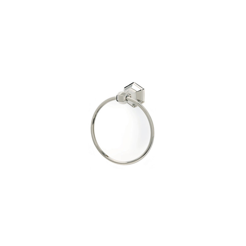 Nicole Wall Mounted Towel Ring, Polished Chrome