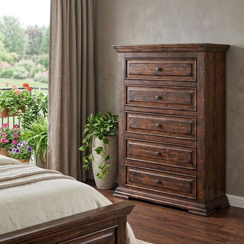 Commode à 5 tiroirs l 36,5 po HomeRoots