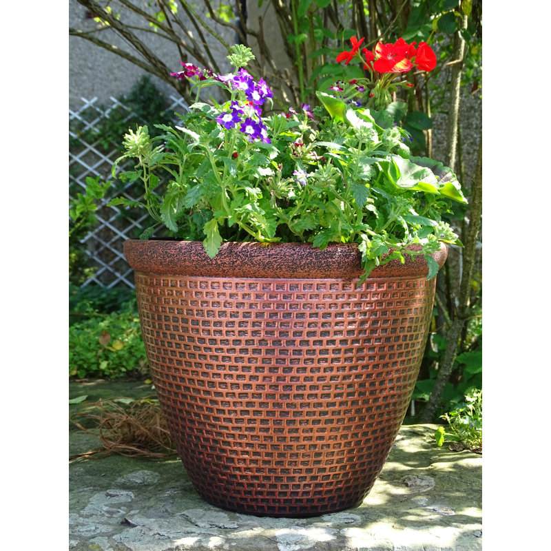 Hamish Pot Planter, Copper, 29cm H x 36cm W x 36cm D