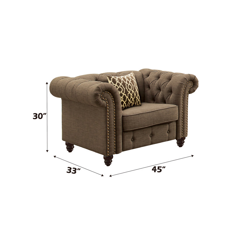 Chaise en lin Aurelia
