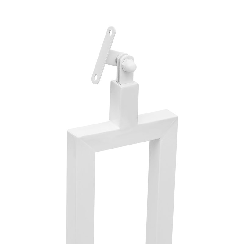 6 pièces de rampes d'escalier réglables pour terrasse, balcon, escalier, Blanc