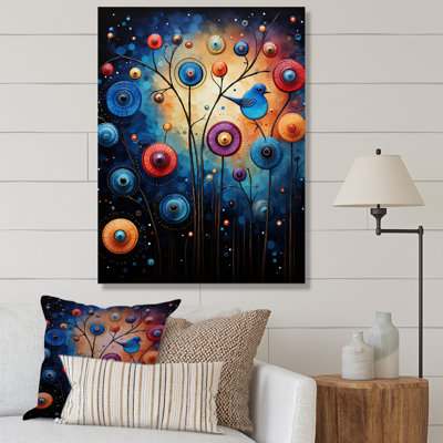 Blue Animated Nature's Symphony - Animation Wall Art