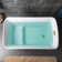 48'' x 27.5'' Freestanding Rectangular Bathtub with Integrated Seat, Non-Slip, for Small Spaces