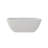 Fslefay 59'' Freestanding Bathtub Solid Surface Deep Soaking Tubs