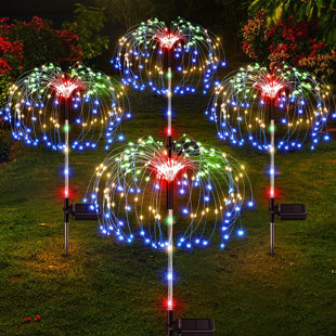 Genkent Low Voltage Solar Garden Decor Lights Outdoor Waterproof Integrated  LED Phalaenopsis Flower Light & Reviews