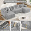 Canapé modulaire surdimensionné avec coussins Adame Boneless Compression-459245884-459245883-453656964