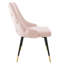 Chaise parsons capitonnée en velours-148914998