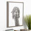 «Brown Alpaca» par Simon Te, impression sur toile encadrée