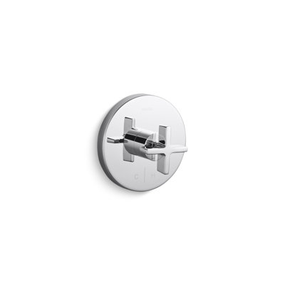 One™ Thermostatic Trim, Cross Handles