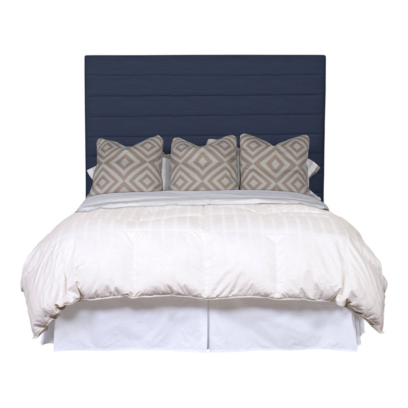 Très grande tête de lit tapissier Kelsey, Perigold ‑ bleu Ishi