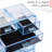 Delorse Plastic Makeup Organizer-813151065