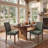 Fabric Upholstered Dining Chairs High Back Parsons Kitchen Chairs With Solid Wood Feet-167827359