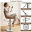 color Height Adjustable Modern Faux Leather Swivel Bar Stools-658458823