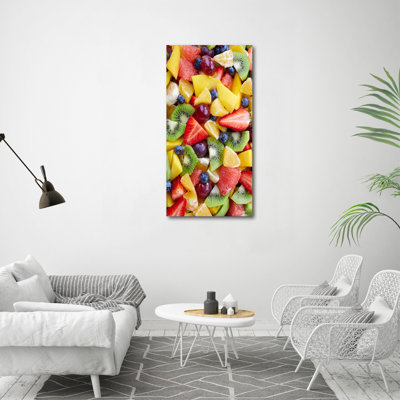 Clarkesville Chopped Fruit - Wrapped Canvas Print