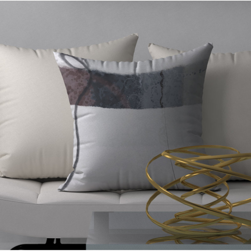 Reversible Throw Pillow, 24" x 24"