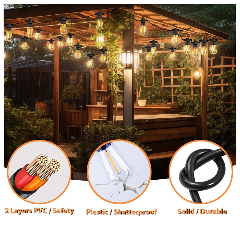 Chalie 4.5cm 32 - Bulb Globe String Light