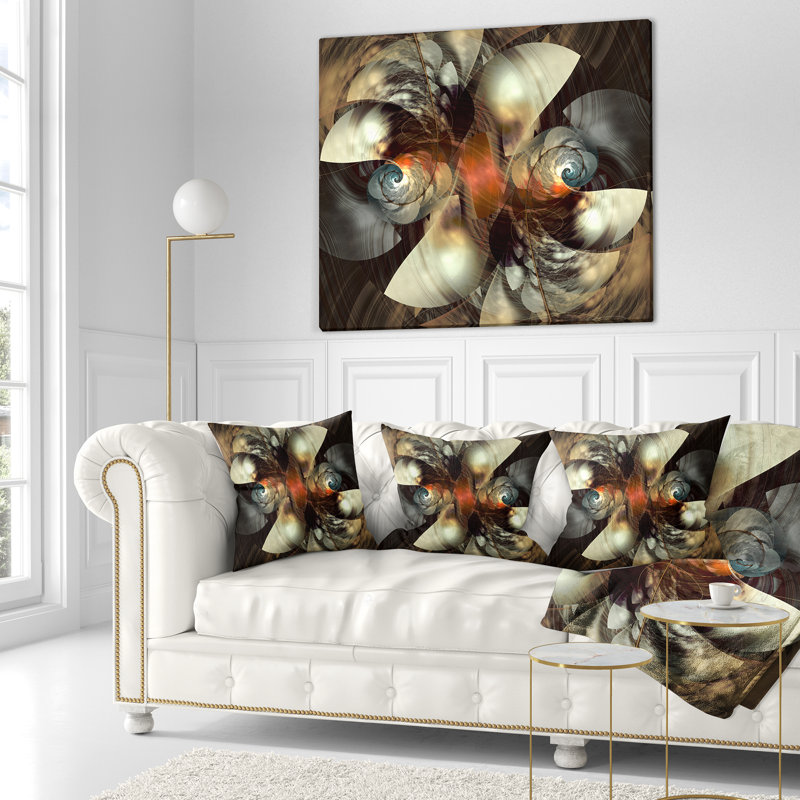 Coussin lombaire d’art fractal Abstract