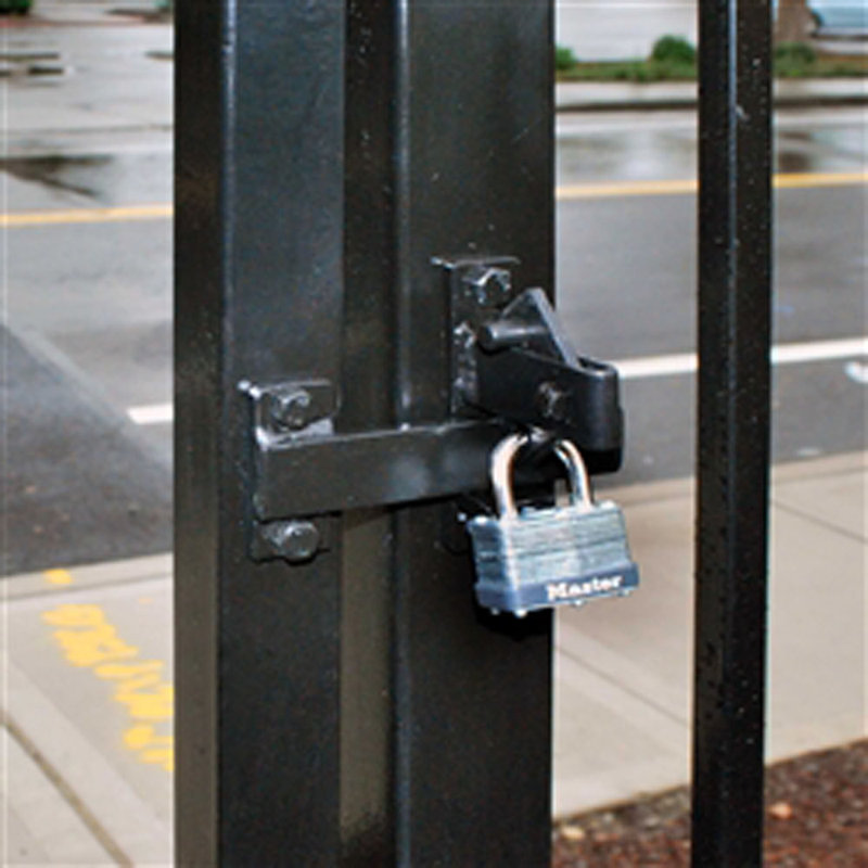 Black Iron Universal Gate Door Flip Latch