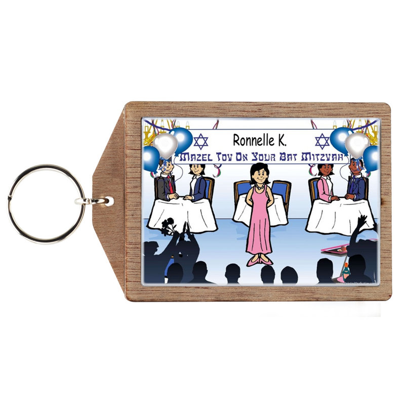 Porte-clés personnalisé Bat Mitzvah