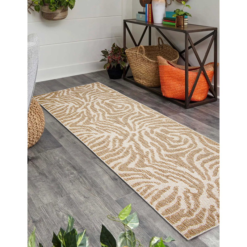 Abstract Indoor Rug, Runner 2'6" x 8'