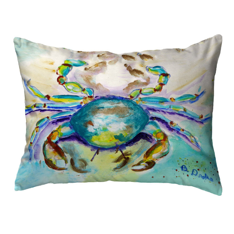 Outdoor Reversible Throw Pillow