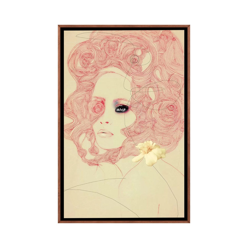 Cricket by Leigh Viner - Print on Canvas, 66.04 cm H x 45.72 cm W, Classic Brown Wood Framed Canvas