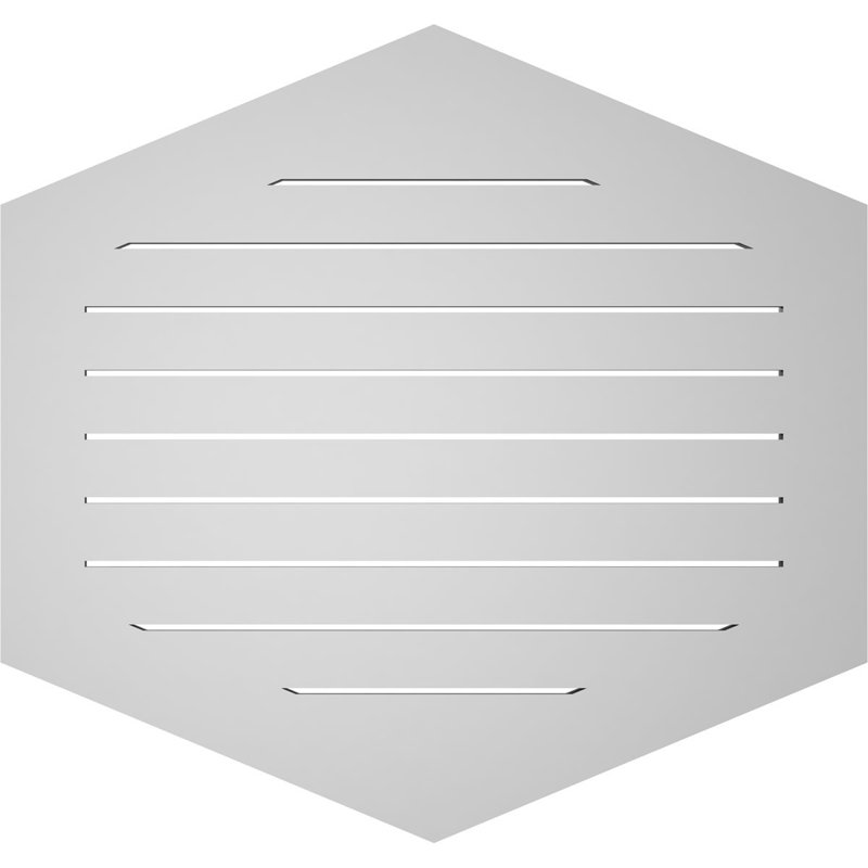 Pente verticale verticale en uréthane 5 pi, H 1 po x l 36 po x L 34 po