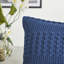 Ensemble de housse de coussin bleu marine Waffle Weave 2-119070219-119070224-119070218