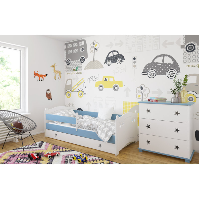 Sinclair Standard, 70 x 140 cm, Blue, With Drawer