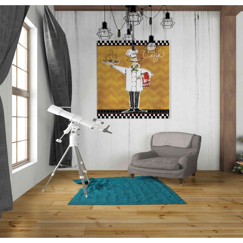 «Chefs on the Go II» par Anne Tavoletti, art mural sur toile, H 30 po x l 26 po x P 1,5 po