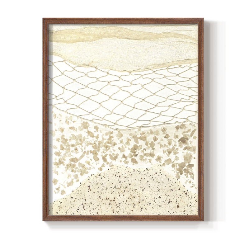 «Coast Away II», reproduction encadrée - bois massif, H 10 po x l 8 po, Brun