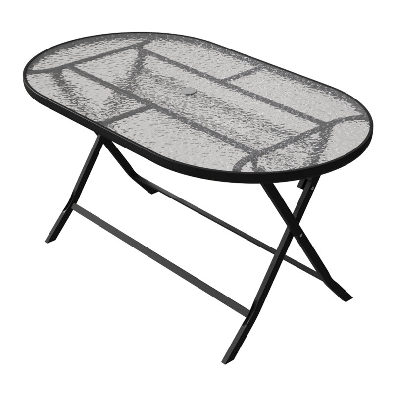 72Cm L Outdoor Dining Table, Transparent