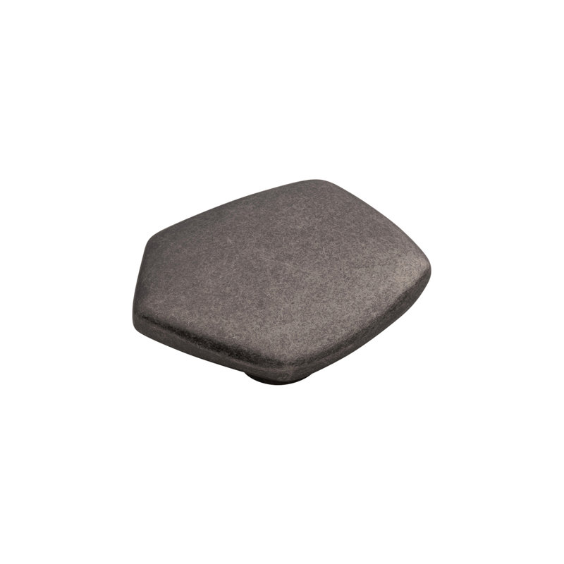 Pebble Collection Knob, Black Nickel Vibed, 2.13, 2.31