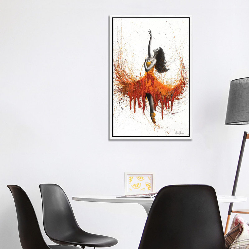 Rusty Desert Dance by Ashvin Harrison - Print on Canvas, White Framed, 152.5 cm H x 101.5 cm W