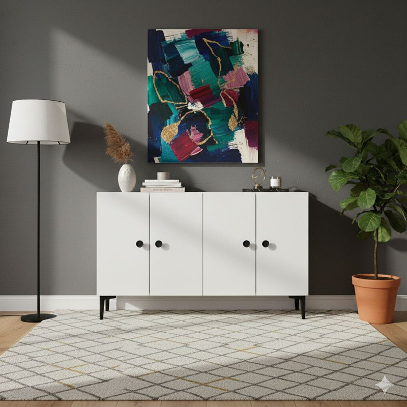 Console, White/Black