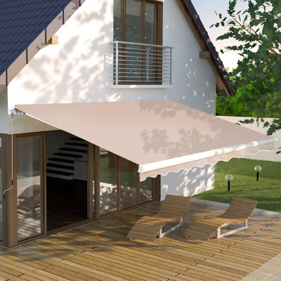 Manual Retraction Slope Patio Awning