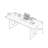 Walnut Rectangular Solid Wood Writing desk-2097982188