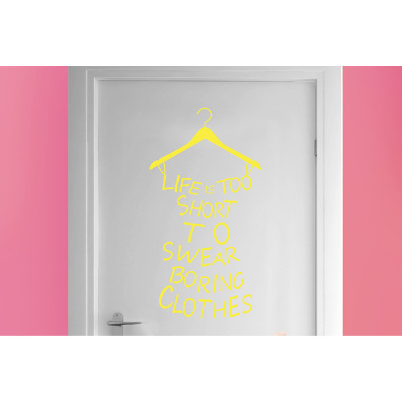 Wall Decal, Bright Yellow