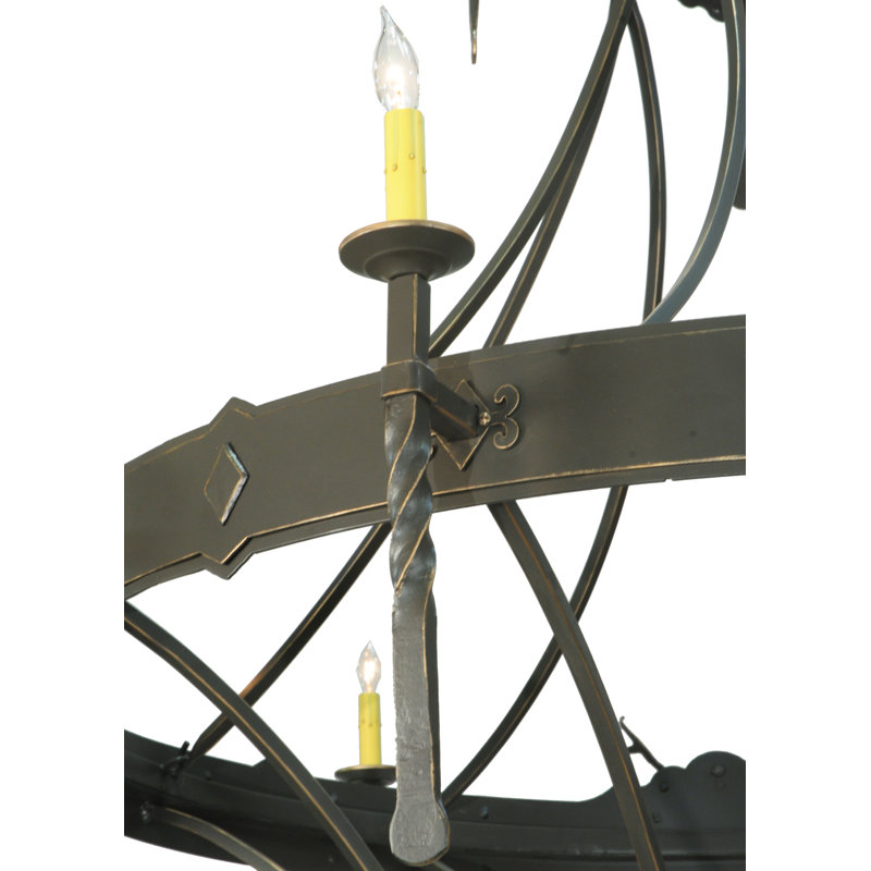 Rustic Lodge 12 - Light Chandelier