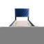 Lit simple en velours bleu marine avec base 12 - réglable pour un sommeil personnalisé dans la tête de lit-1476802919