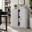 Hilliard Metal Storage Cabinet with Lock, 2 Doors,  1 Shelf Storage Cupboard for Files, Tools-35991058-35991060