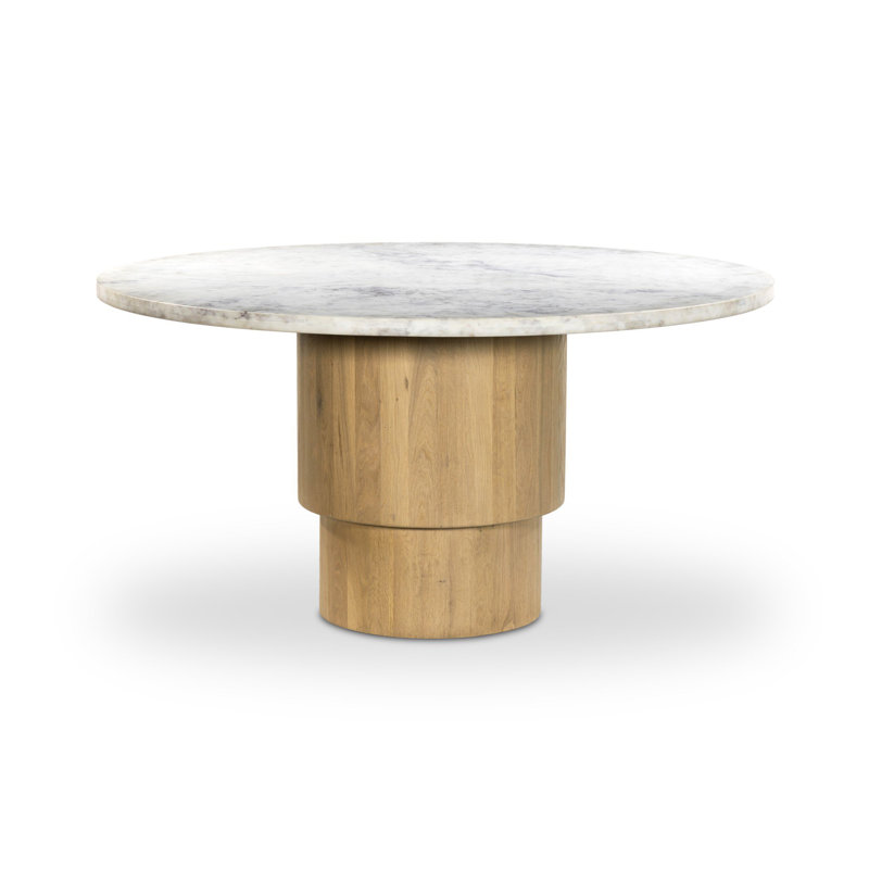 Mariah Round Marble Dining Table