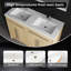 Lavabo de 48 po en résine pour meuble-lavabo, comptoir de meuble-lavabo seulement (n'inclut que le lavabo de salle de bain)-973661812